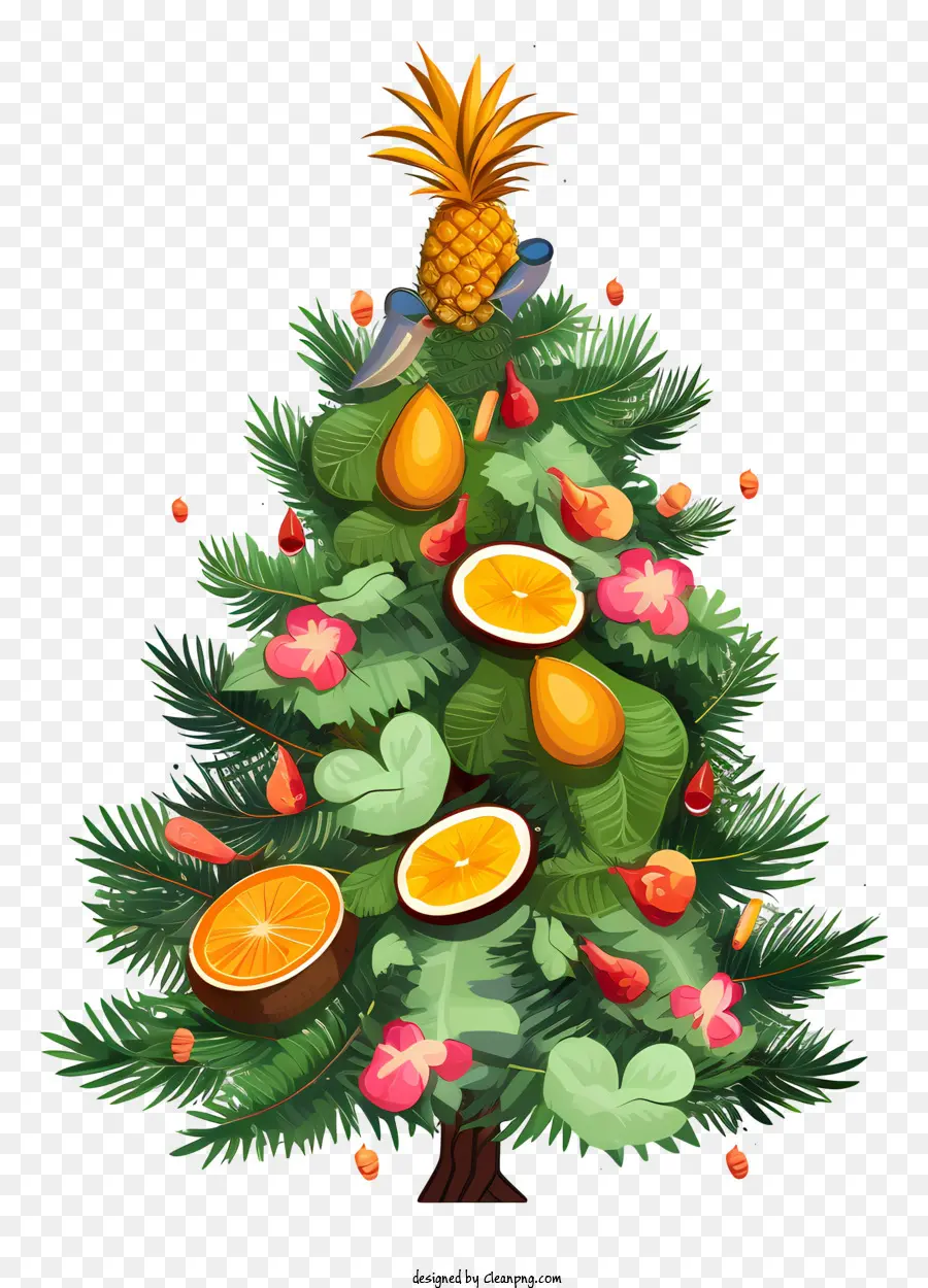 Noel Ağacı Süslemeleri，Meyve Noel Ağacı PNG