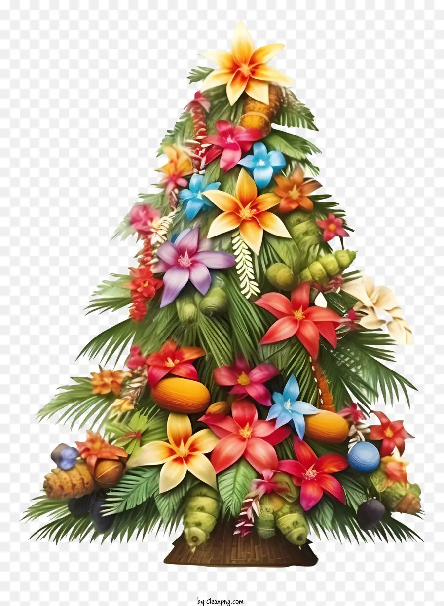 Noel Ağacı，çiçek PNG