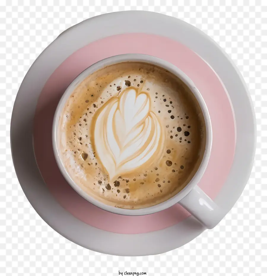 Bir Fincan Kahve，Pembe Tabak PNG