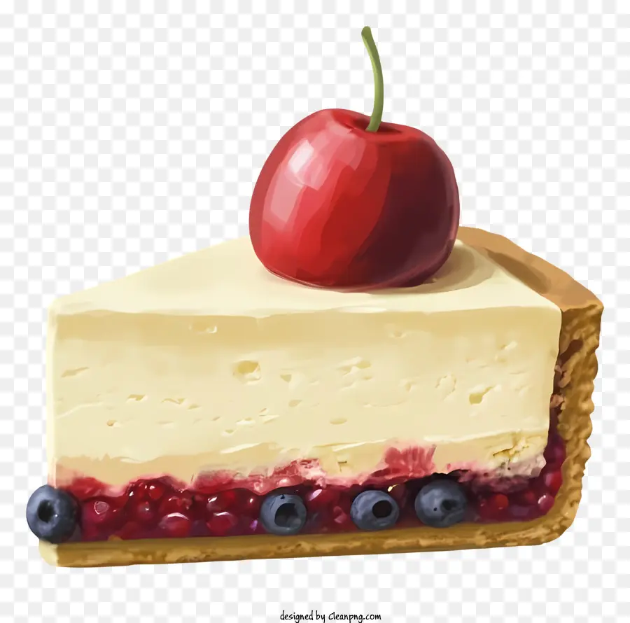 Cheesecake，Kek Dilimi PNG