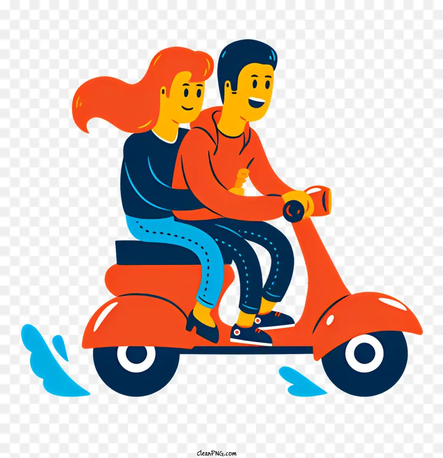 Kırmızı Motosiklet，Scooter PNG