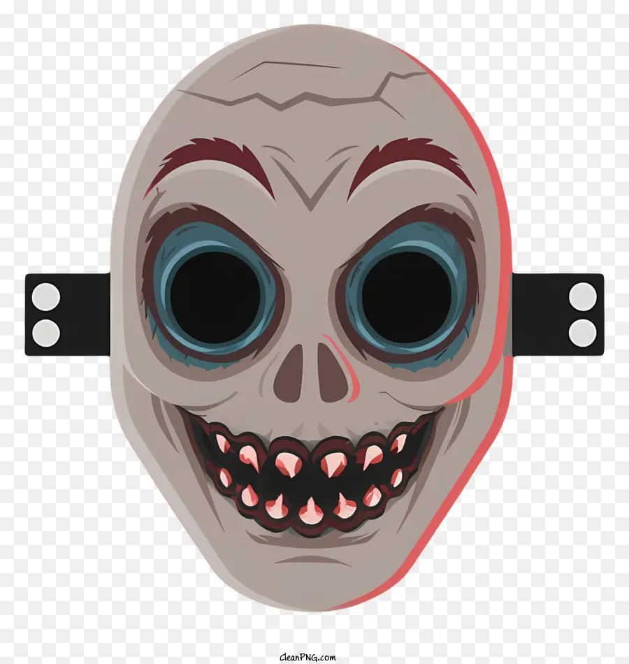 Kafatası Maskesi，Korkunç Maske PNG