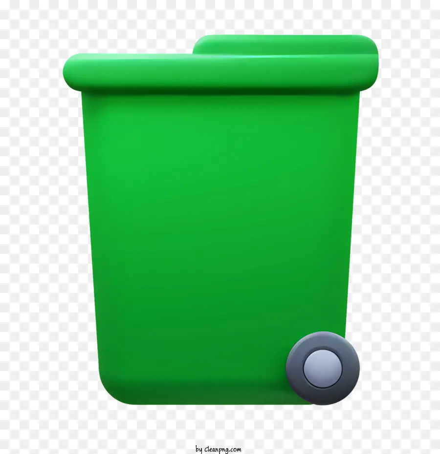 Yeşil Çöp Kutusu，Çöp Konteyner PNG