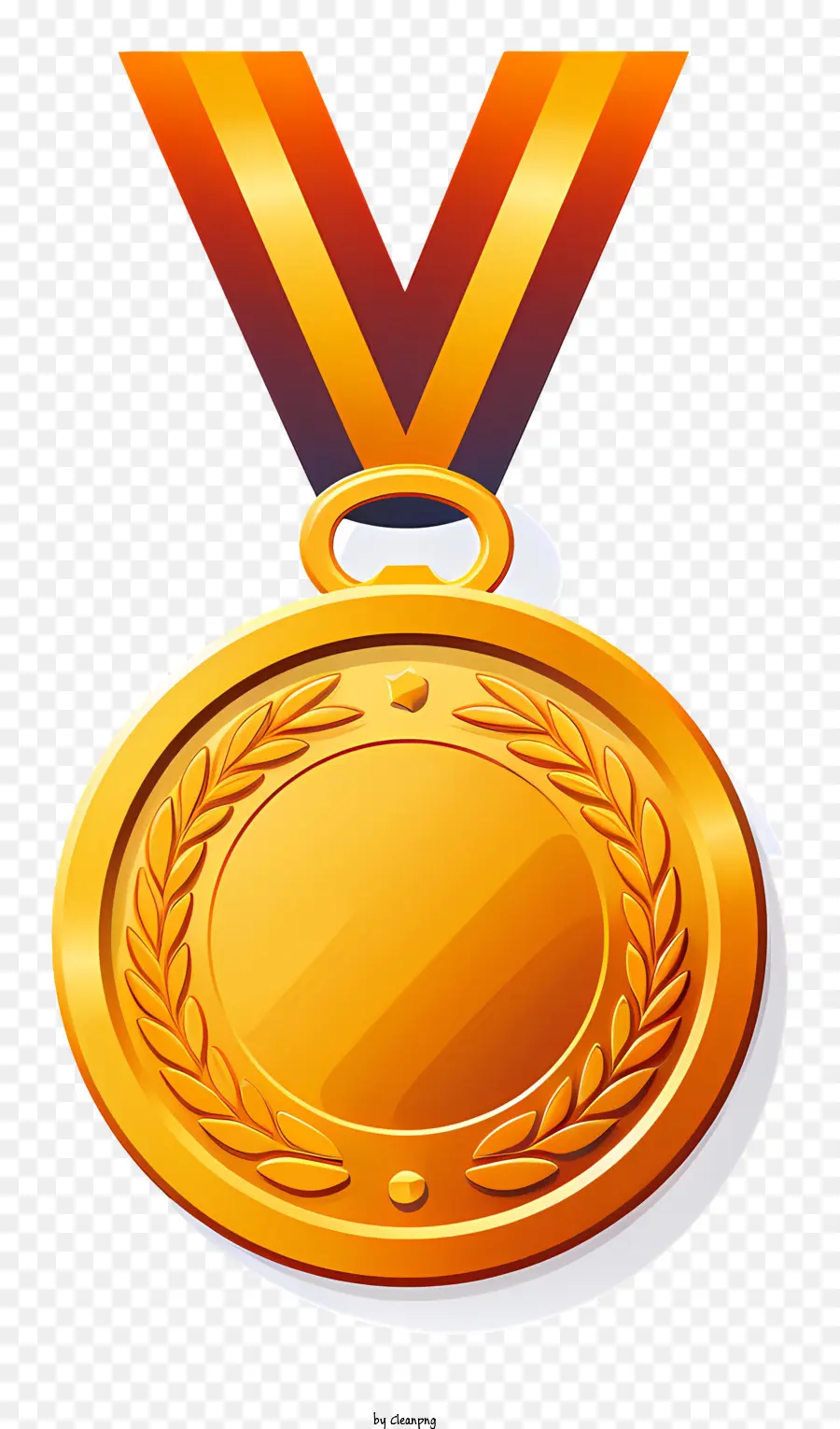 Altın Madalya，çelenk PNG