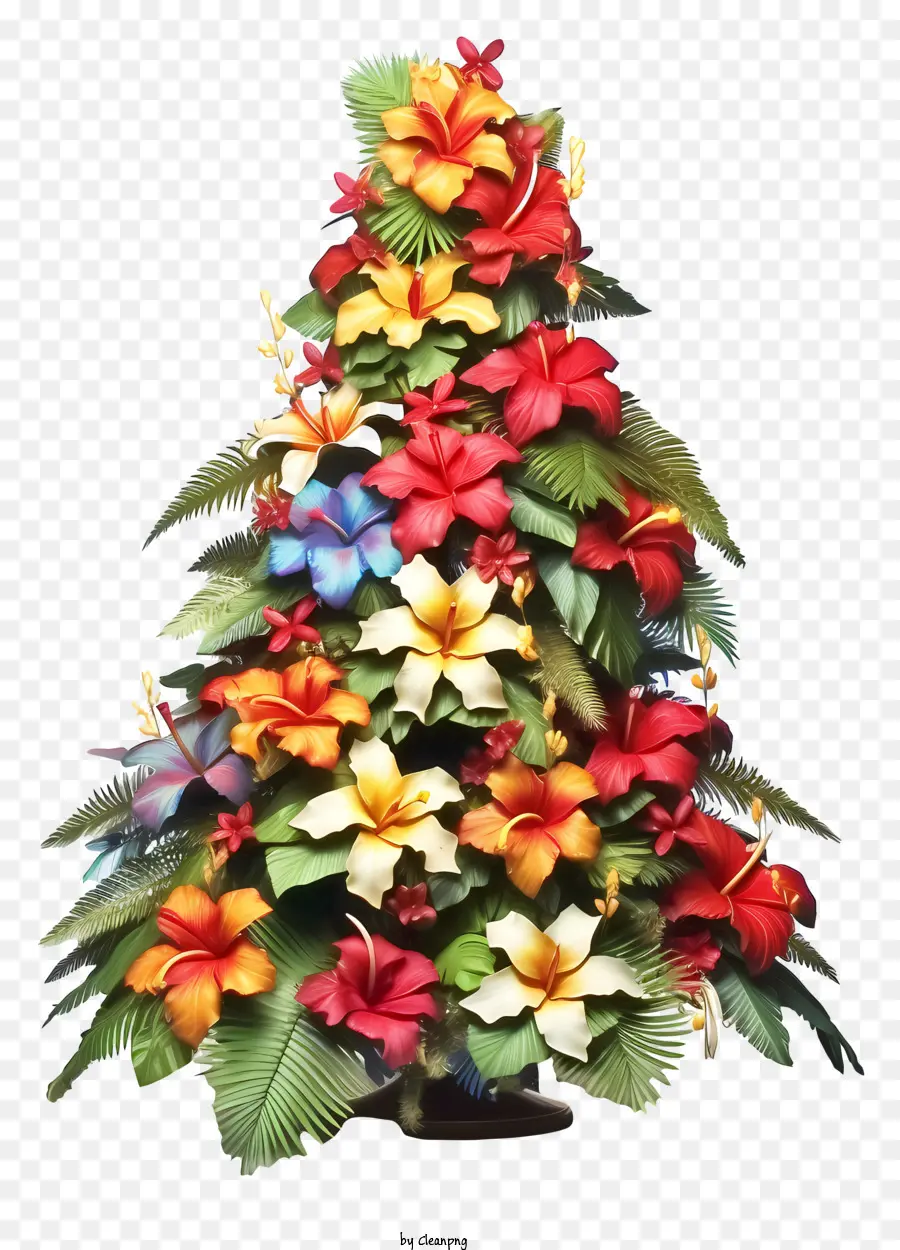 Noel Ağacı，çiçek Ağacı PNG