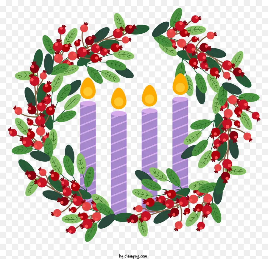 Mumlar，Advent Çelengi PNG