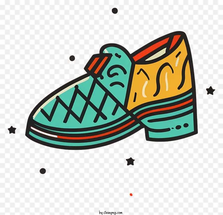 Renkli Sneakers，Mavi Sneakers PNG
