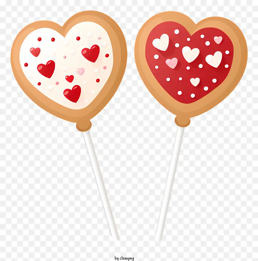 şeker Kalpler，Sevgililer Günü PNG