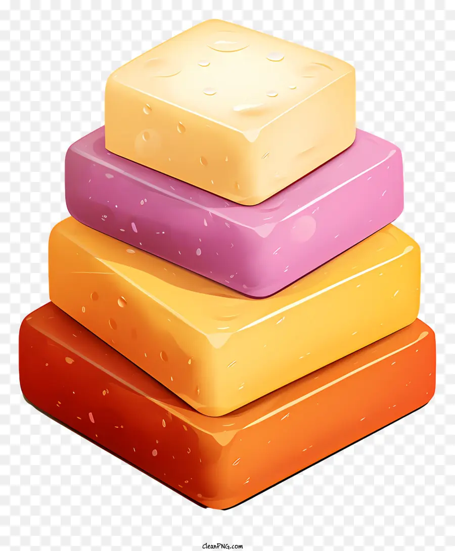 Peynir Yığını，Renkli Peynir PNG