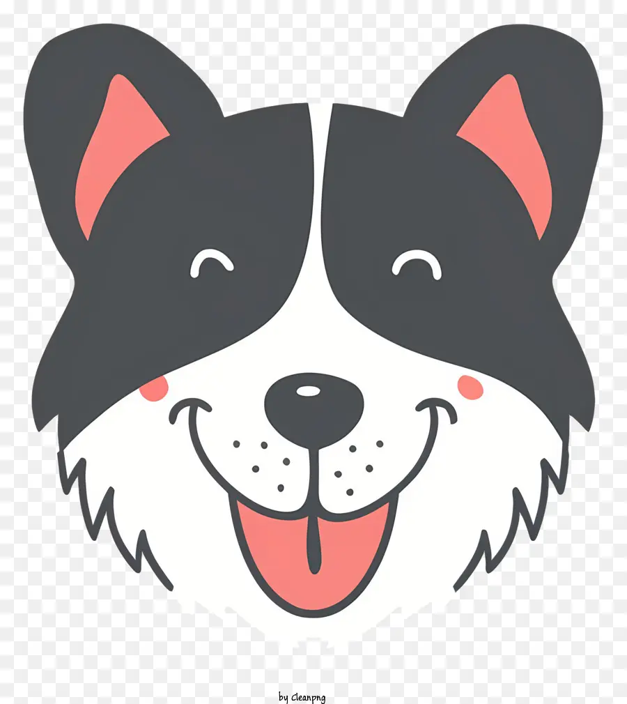 Mutlu Köpek，Pembe Dil PNG