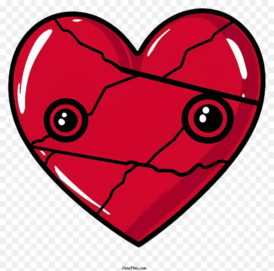 Kırmızı Kalp，Kırık Kalp PNG
