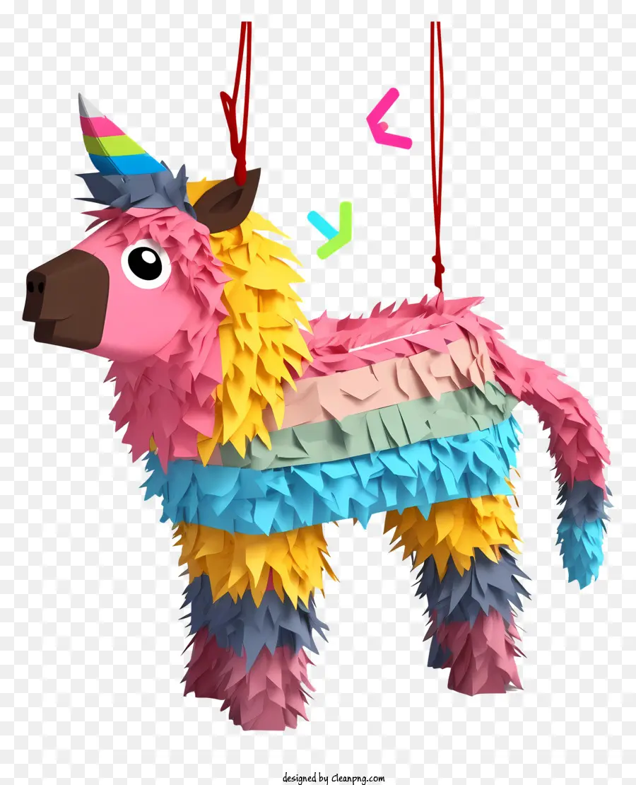 Pinata，Renkli Kağıt PNG