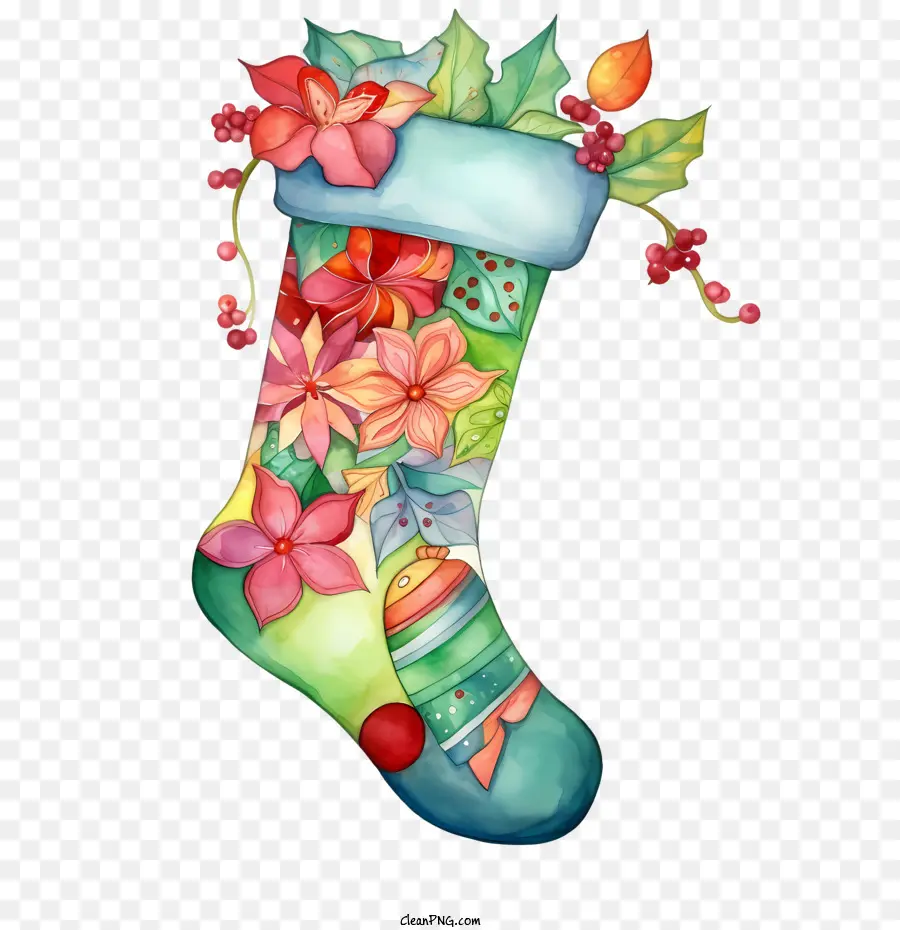 Noel çorap，Kış Tatil PNG