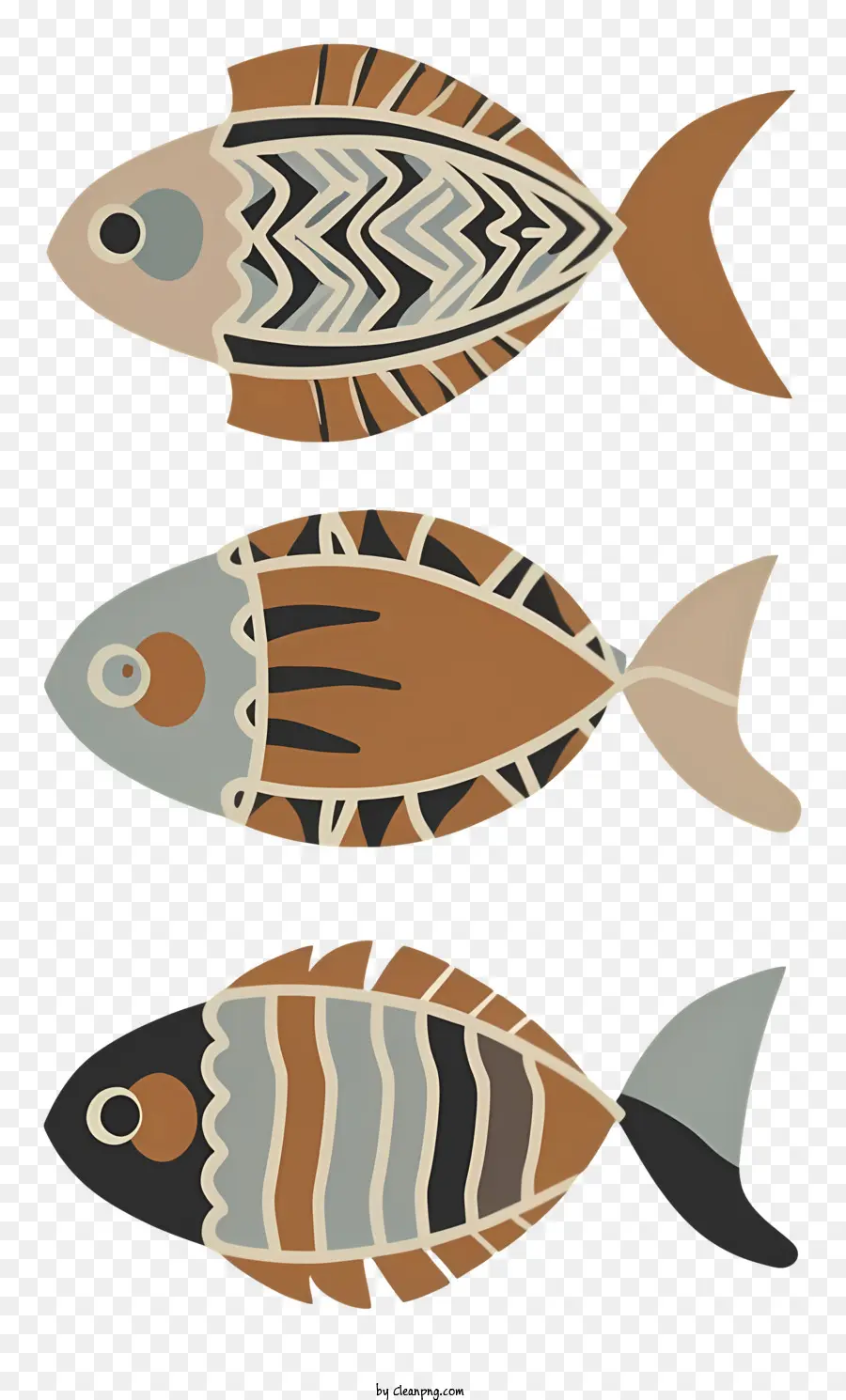 Balık Desenleri，çizgili Balık PNG
