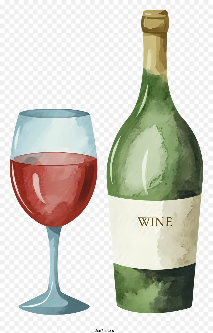 Kırmızı şarap，şarap şişesi PNG