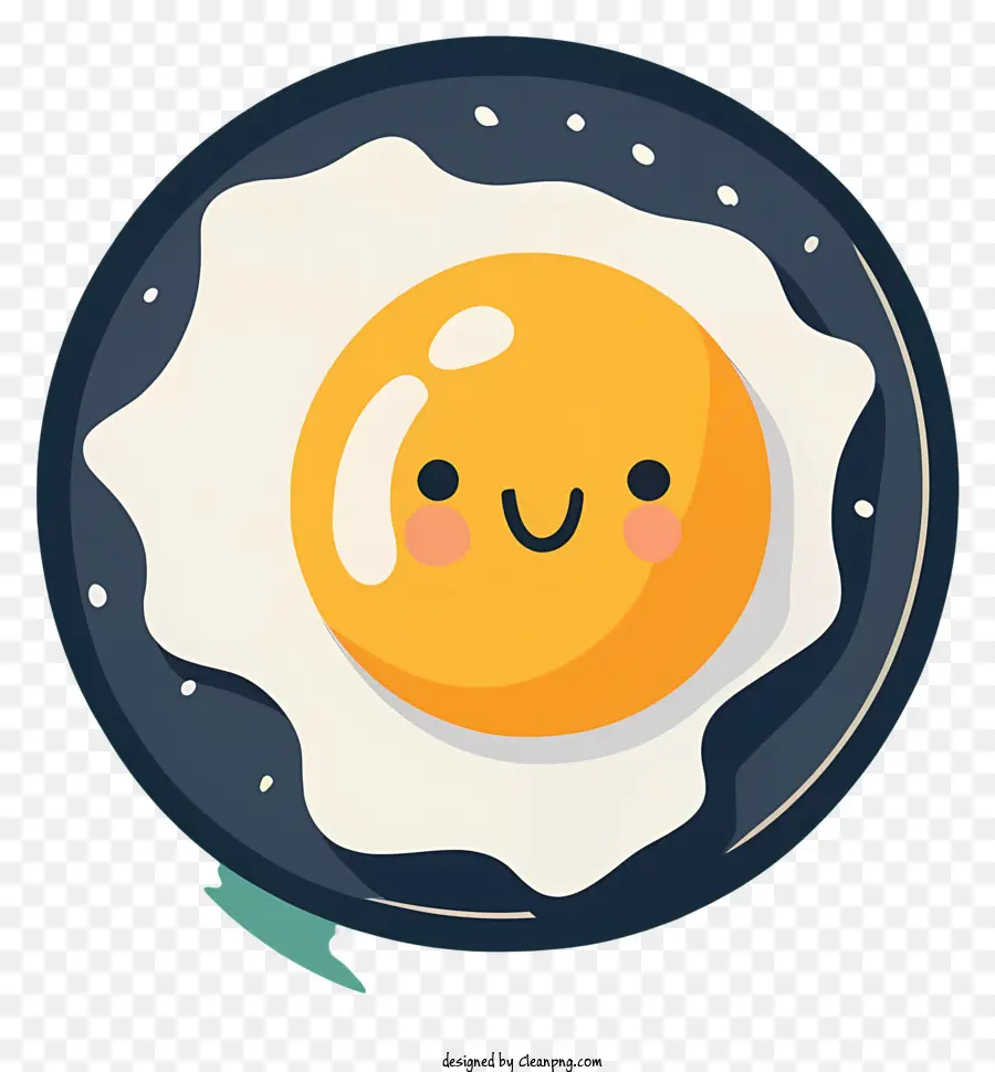 Kızarmış Yumurta，Gülen Yüz PNG