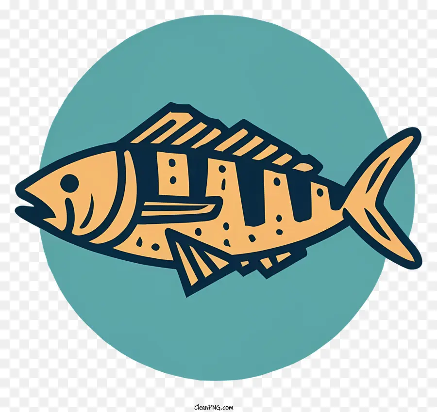 Balık Logo，Mavi Balık PNG