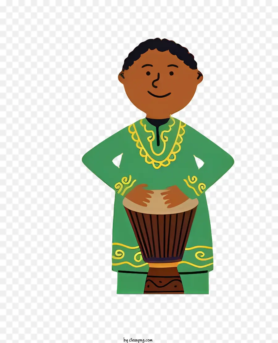 çizgi Film Karakteri，Geleneksel Afrika Kıyafetleri PNG