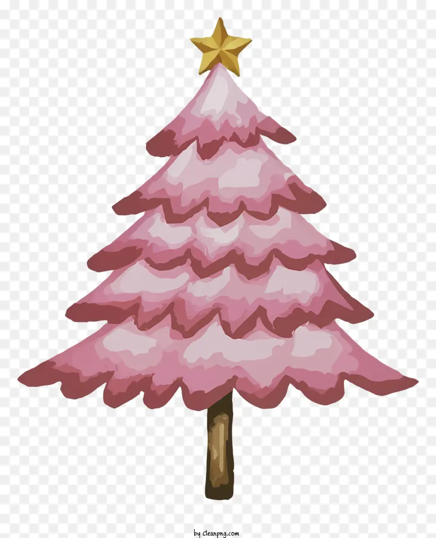 Pembe Noel Ağacı，Noel Ağacı Dekorasyon PNG