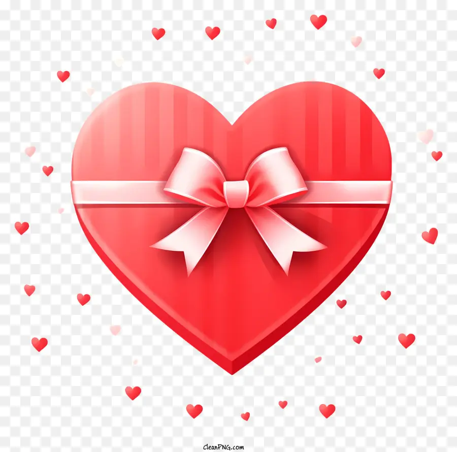 Sevgililer Günü，Kalp Dekorasyon PNG