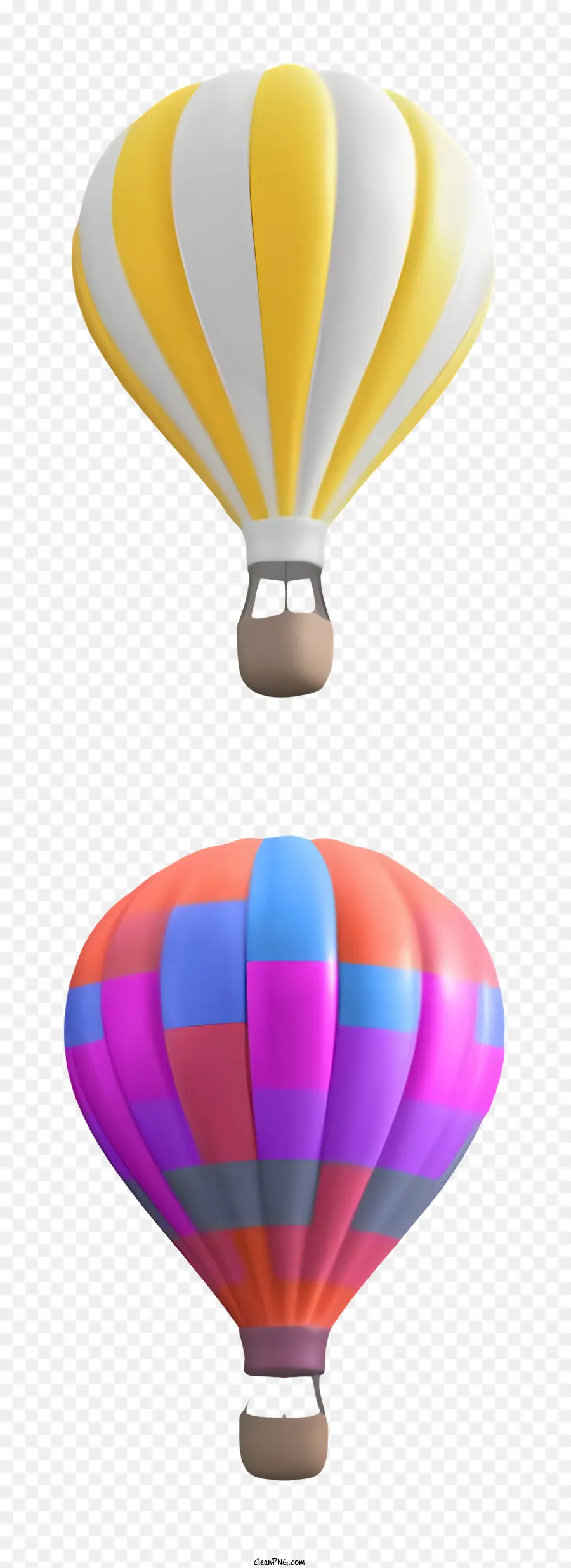 Sıcak Hava Balonları，Renkli Balonlar PNG
