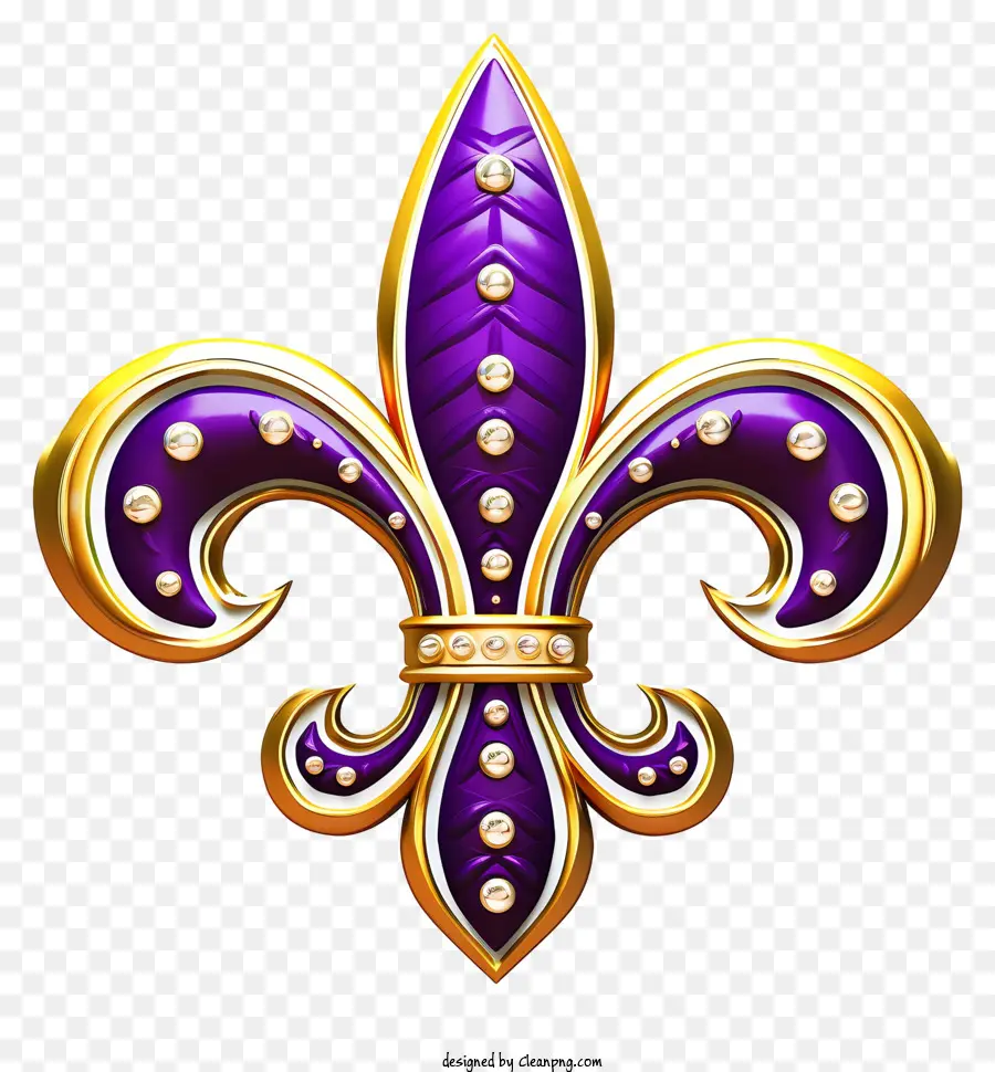 Fleur De Lis，Zambak çiçeği PNG