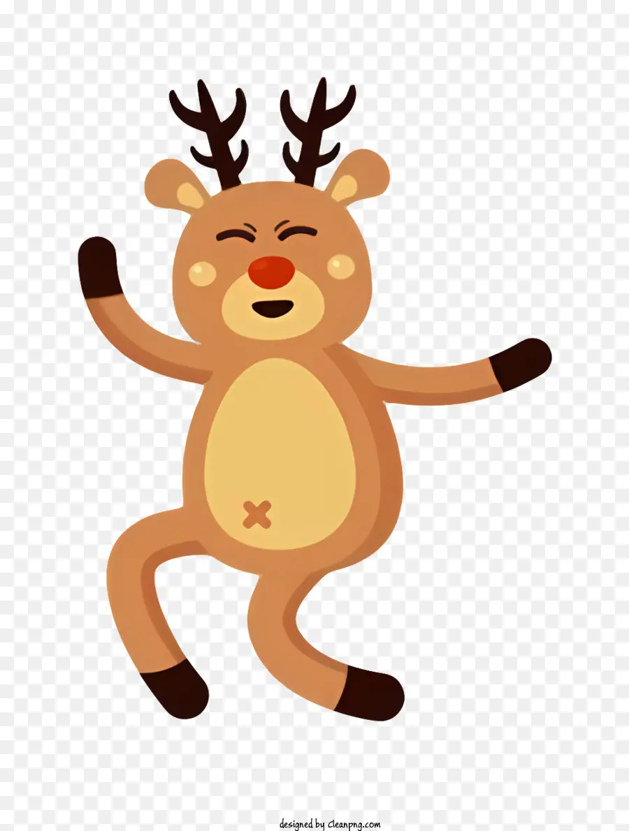 Rudolph，Dans Eden Ren Geyiği PNG