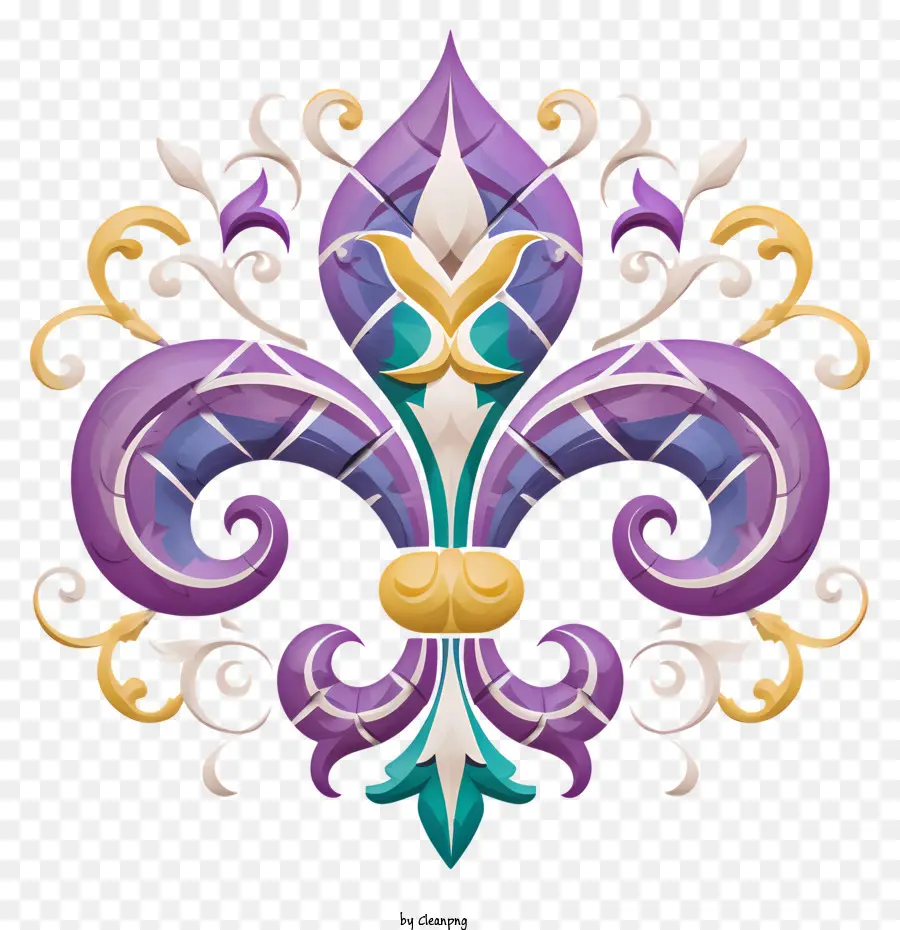 Fleur De Lis，Mor Fleur De Lis PNG