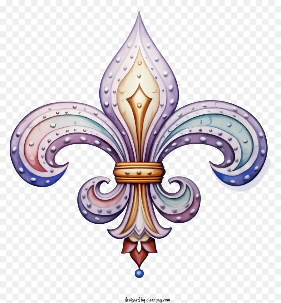 Fleur De Lis Tasarımı，Renkli Fleur De Lis PNG