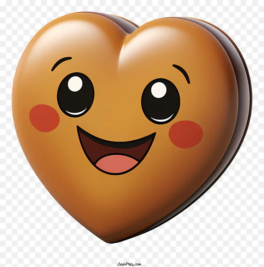 Kalp şeklindeki Nesne，Gülümseyen Yüzü PNG
