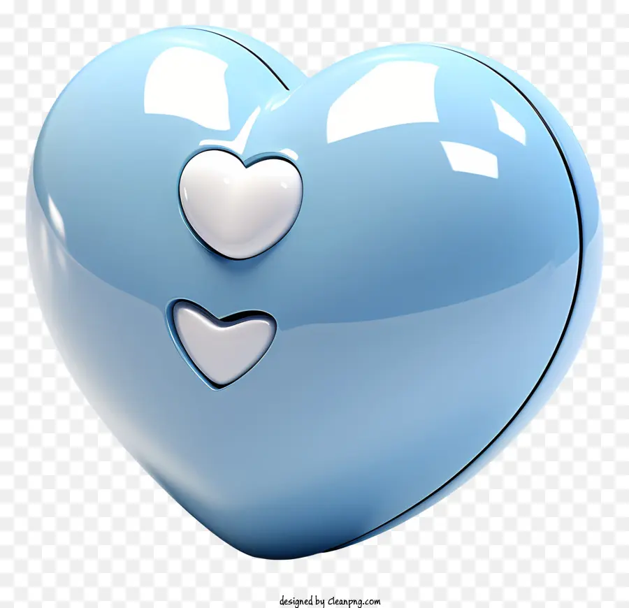 Mavi Kalp，Aşk Sembolü PNG