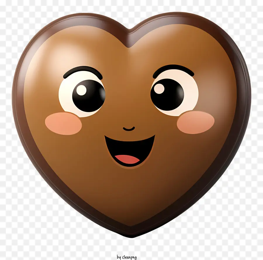 Çikolata Kalp，Sevgililer Günü PNG