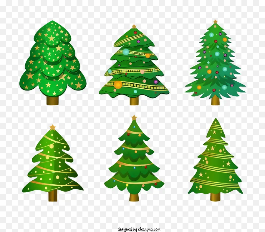 Noel Ağaçları，Yeşil Noel Ağaçları PNG