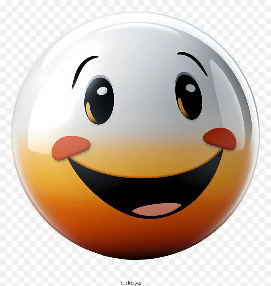 Gülen Yüz Emoji，Yuvarlak Yüz Emoji PNG