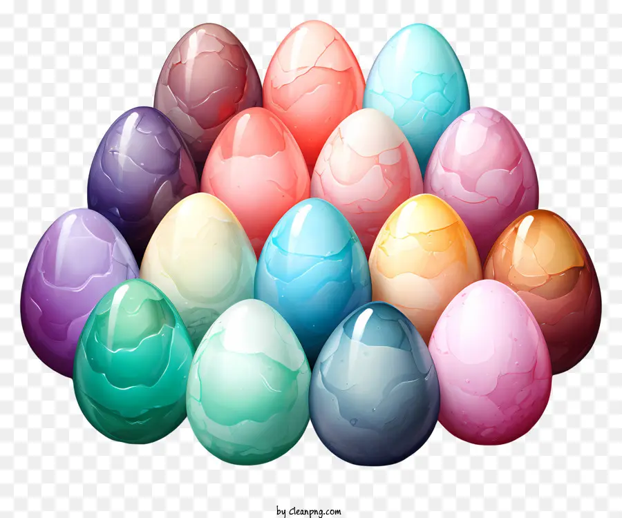 Renkli Yumurta，Yanardöner Yumurta PNG