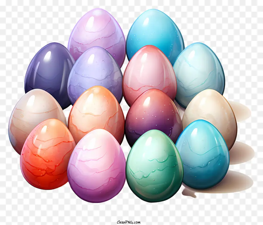 Renkli Yumurta，Boyalı Yumurta PNG