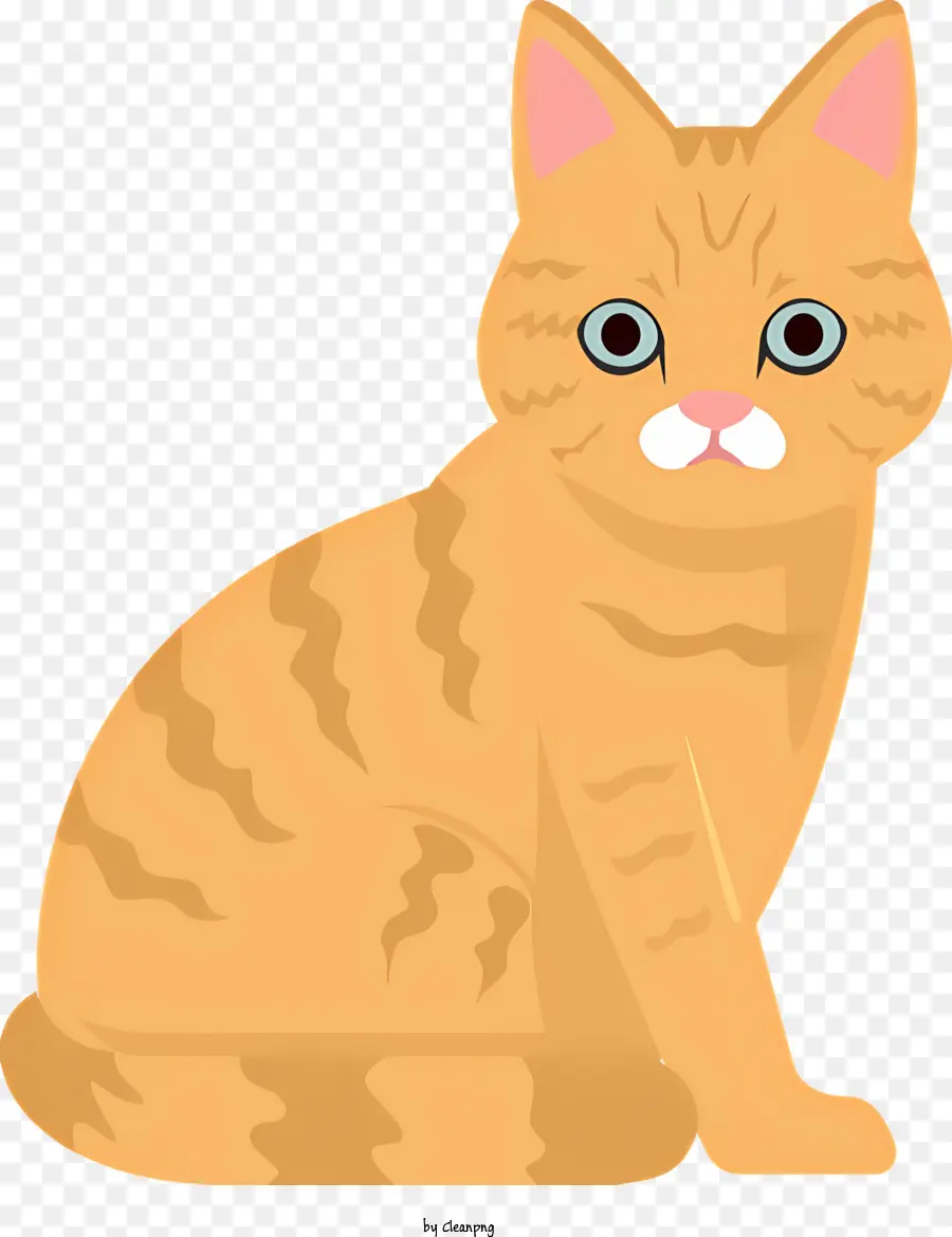 Turuncu Kedi，Kahverengi Kedi PNG