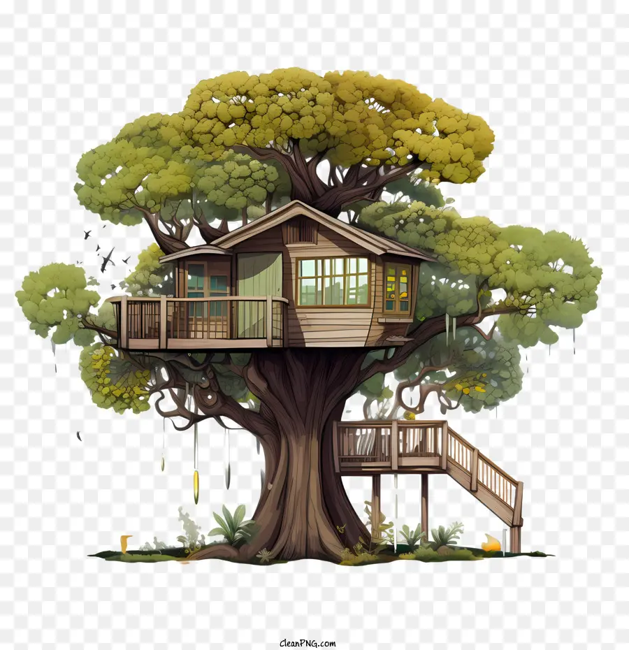 Ağaç Ev，Bir Ağaçta Ev PNG