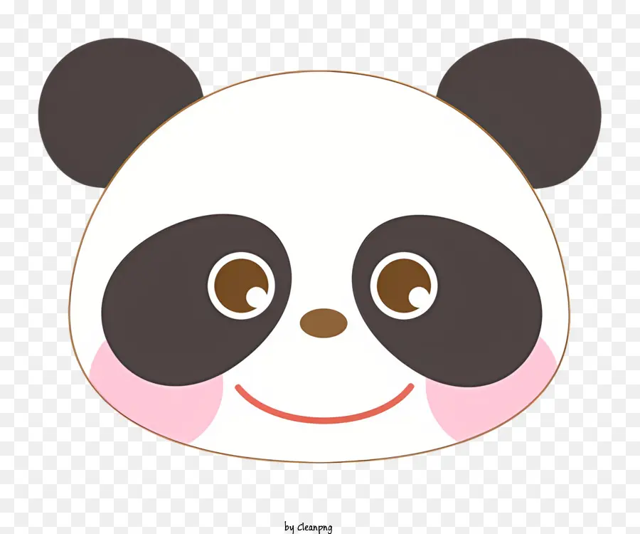 Panda Ayısı，Panda Yüzü PNG