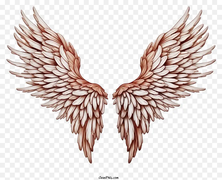 Doodle Angel Wings，Melek Kanatları PNG