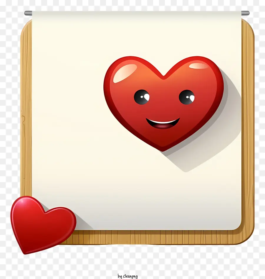 Sevgililer Günü Mesaj Panosu Emoji，Kalp PNG