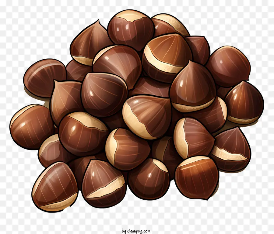 çikolata Gün Bir şey Kaplı，Kestane PNG