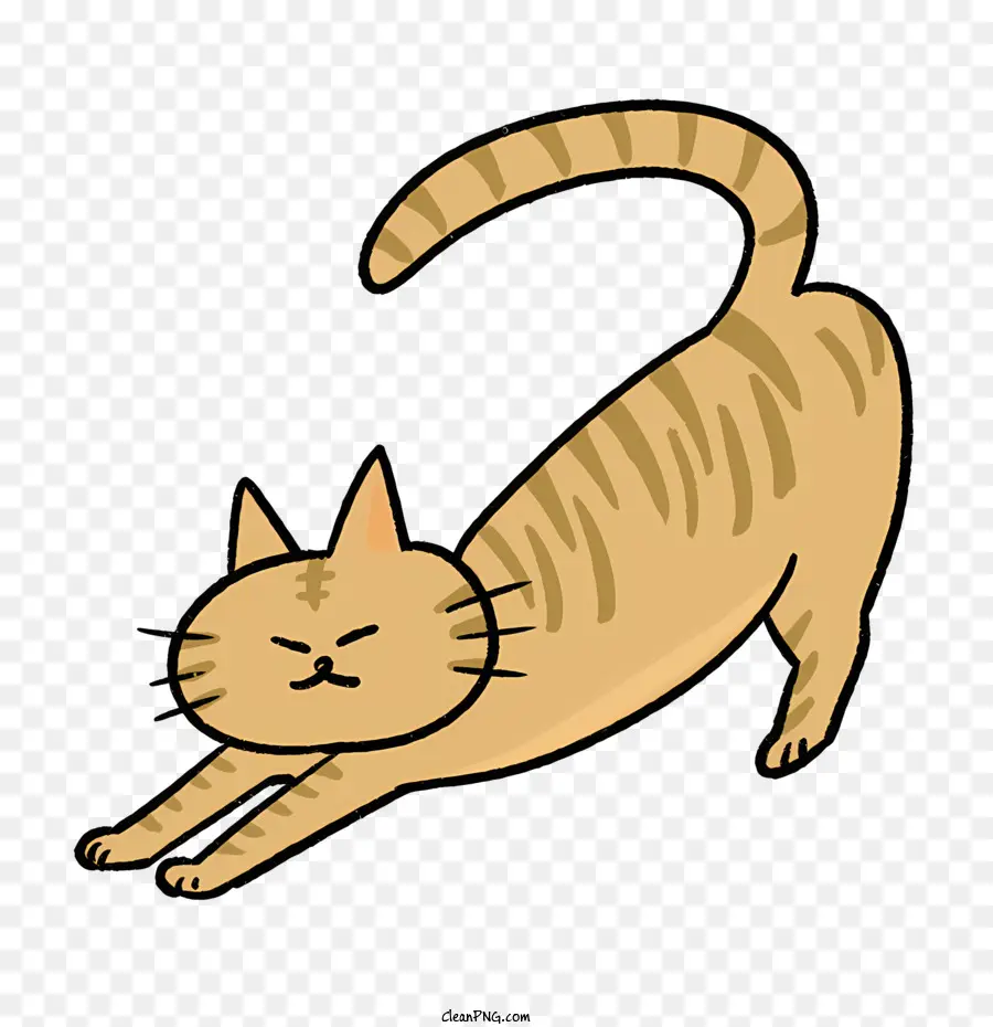 Karikatür，Kedi Uyku PNG