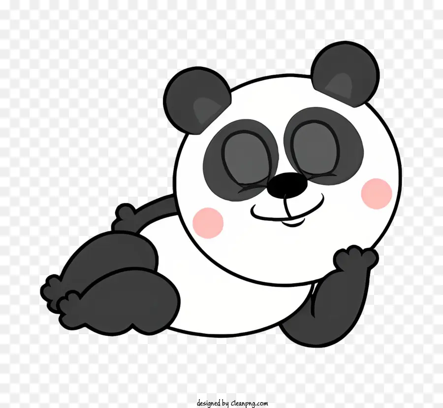 Karikatür，Karikatür Panda PNG