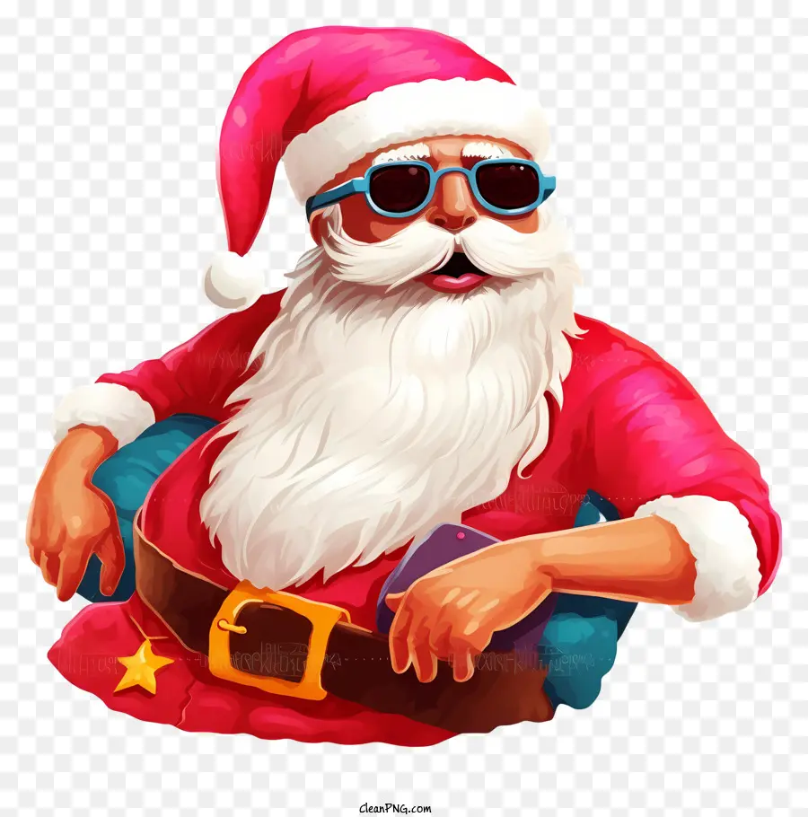 Gerçekçi 3d Tropikal Noel Baba，Noel Baba PNG