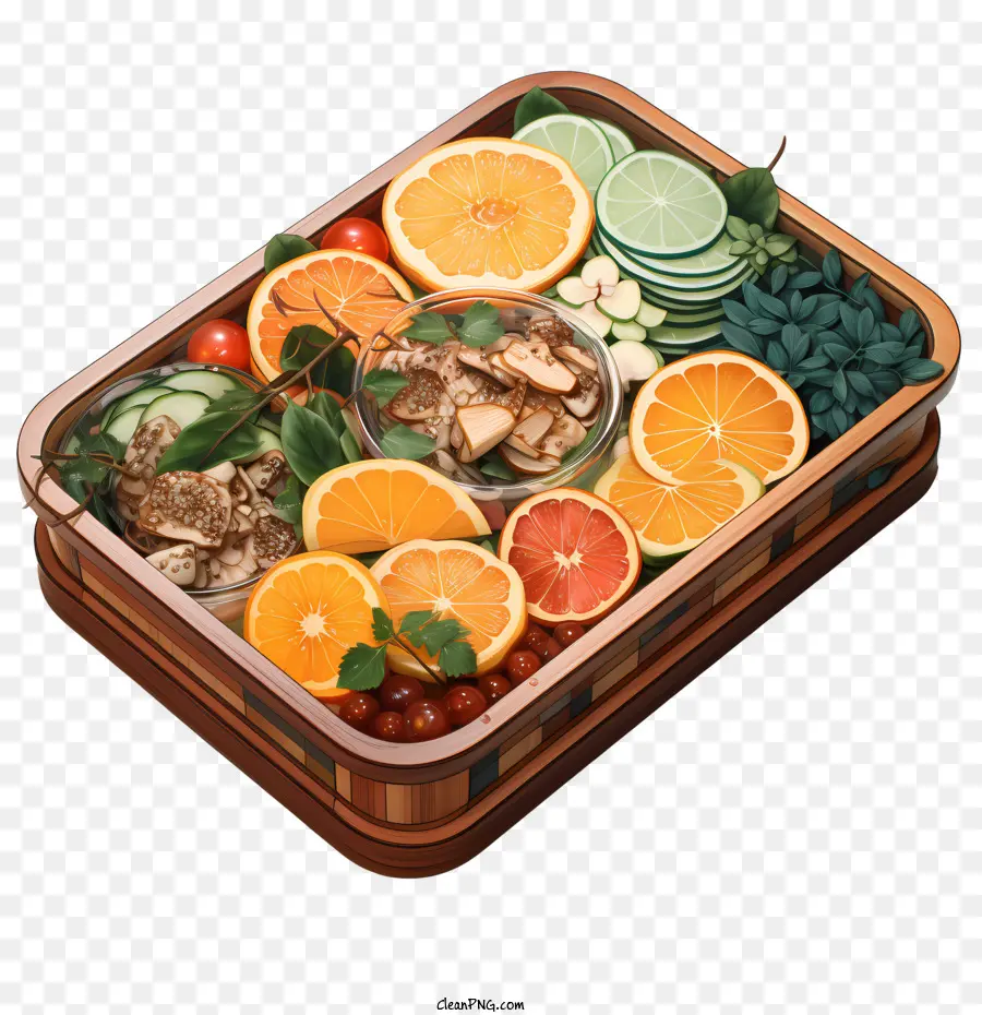 Bento Kutusu，Meyve Tabağı PNG