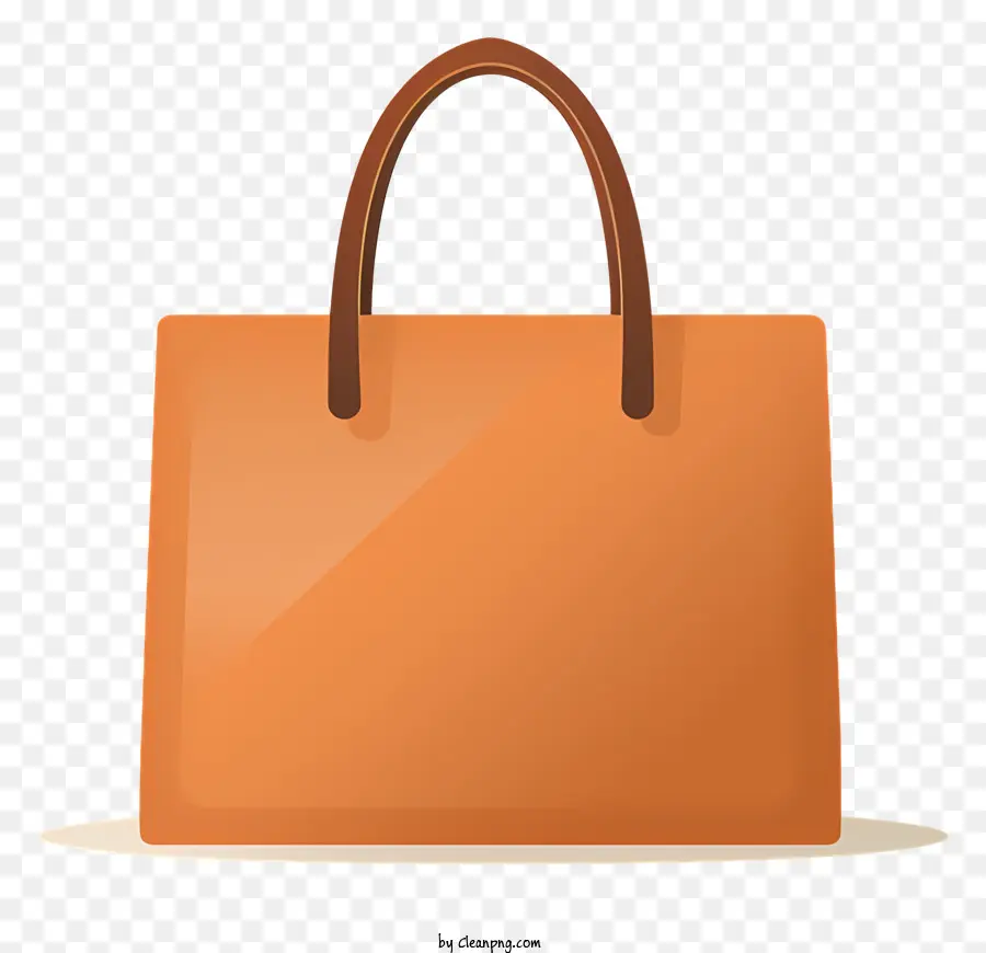 Çanta，Turuncu Alışveriş çantası PNG
