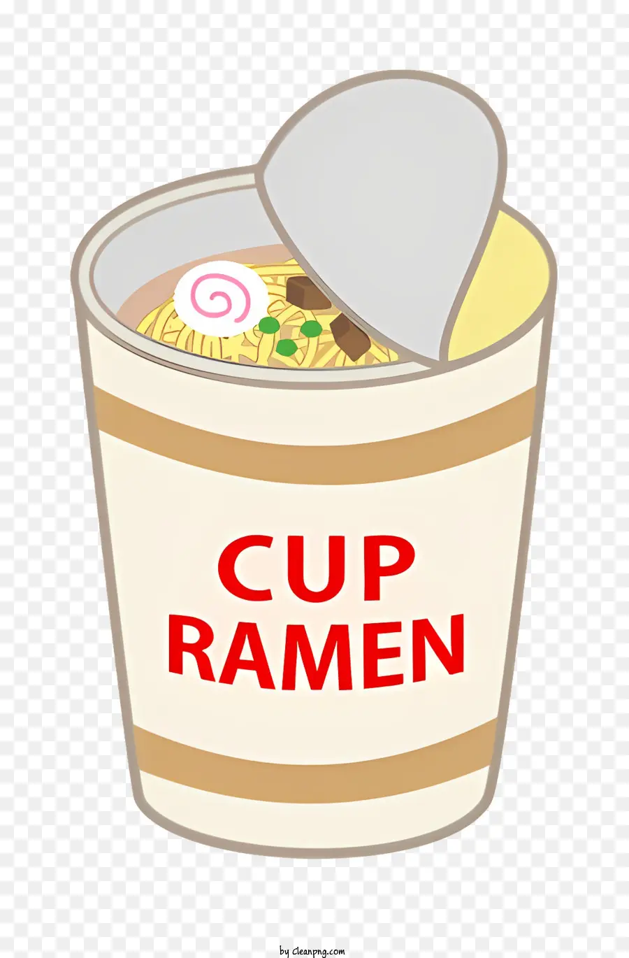 Karikatür，Fincan Ramen PNG