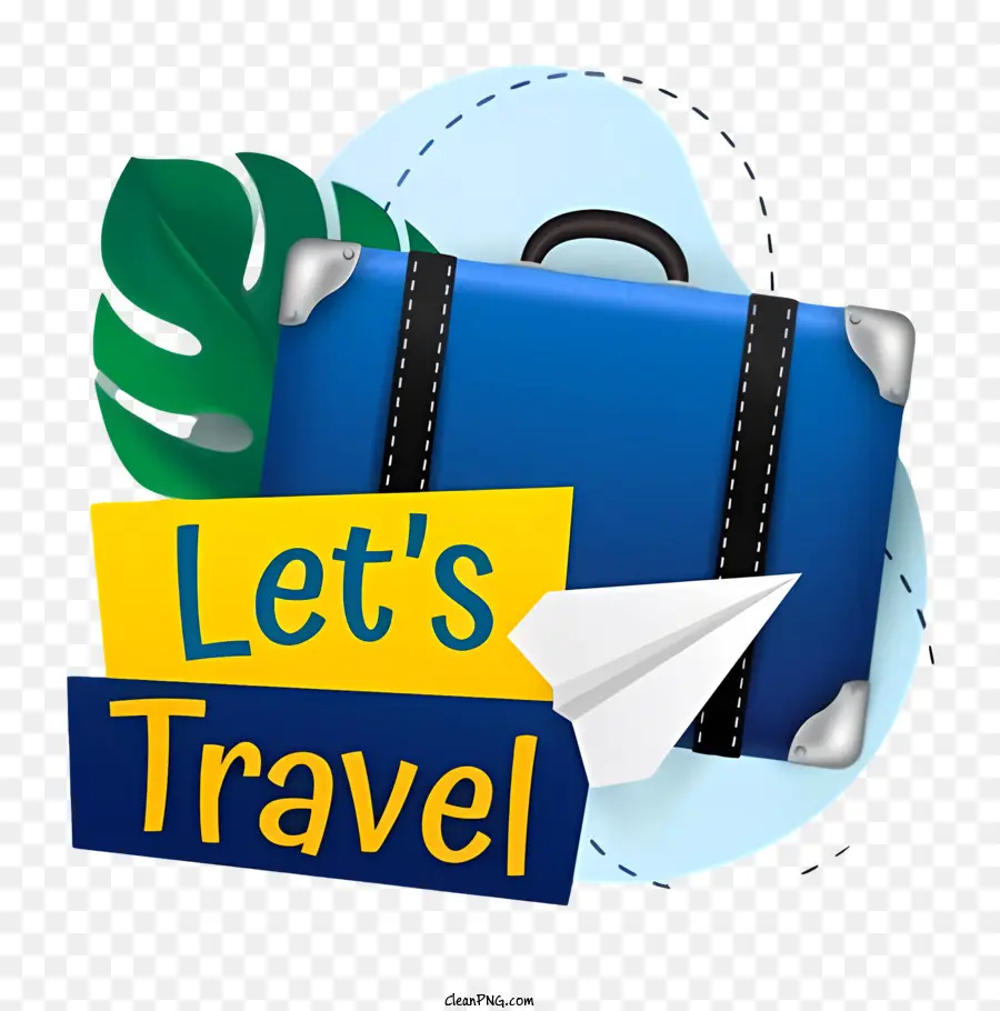 Seyahat，Mavi Seyahat çantası PNG