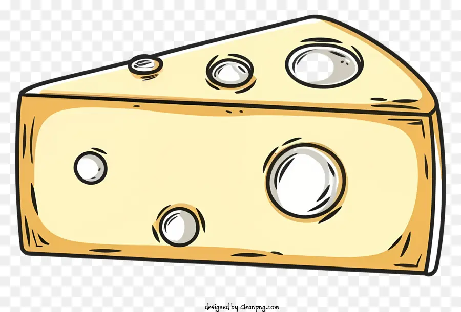 Karikatür，Peynir Dilim PNG